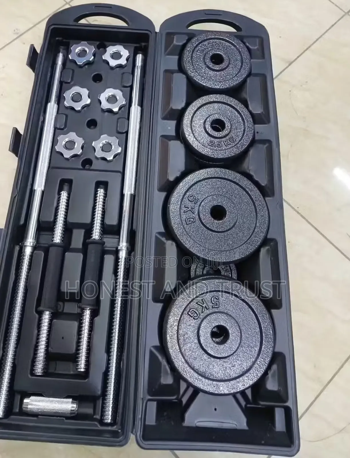 50kg Dumbell Set/ 6 in 1 50kg Dumbell Set