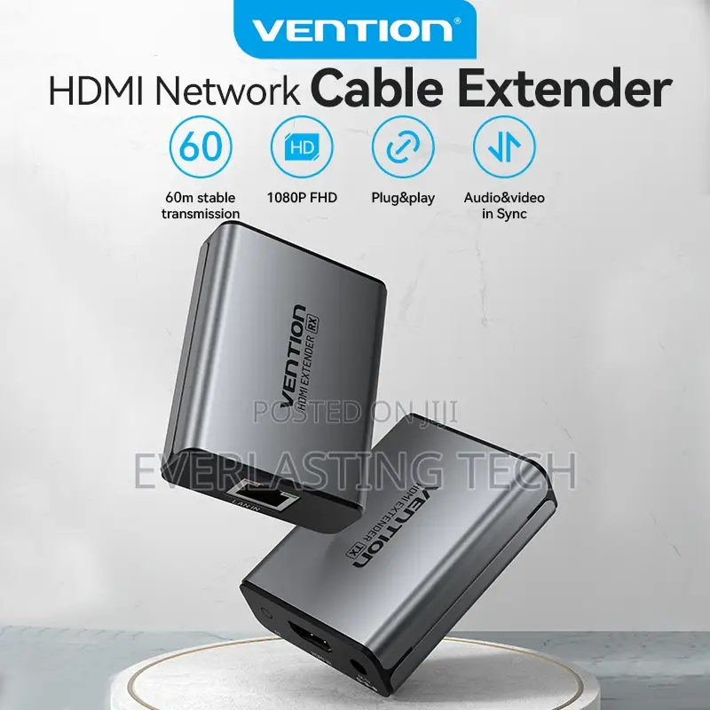 Hdmi Network Cable Extender 60m Gray Aluminum Alloy Type