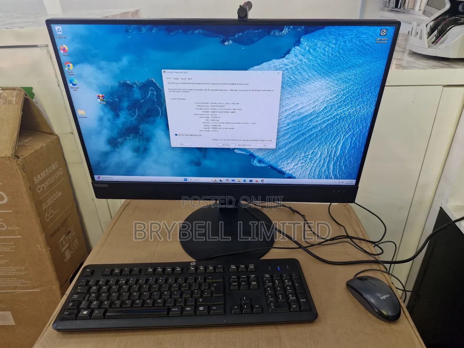 Desktop Computer Lenovo ThinkCentre M910z AIO 8GB Intel Core I5 SSD 1T