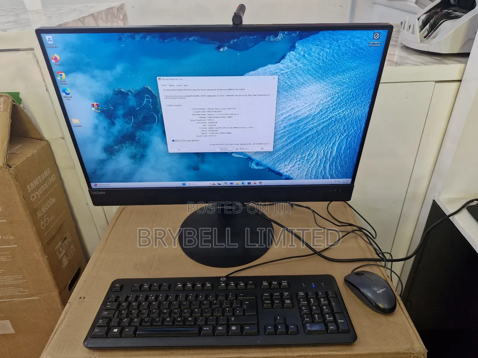 Desktop Computer Lenovo ThinkCentre M910z AIO 8GB Intel Core I5 SSD 1T
