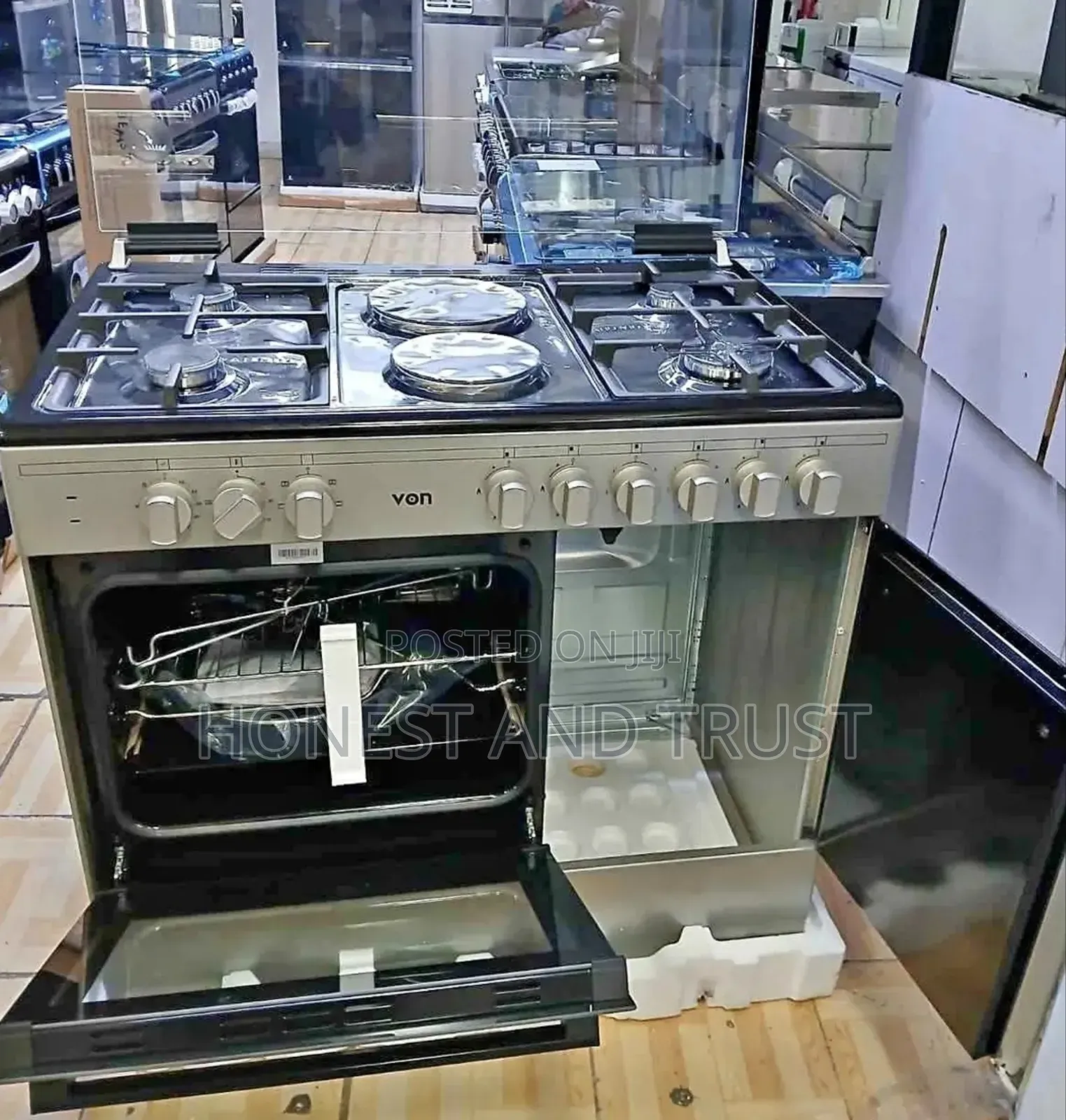 Von 60 by 90 4gas 2 Electric Cooker With Electric Oven