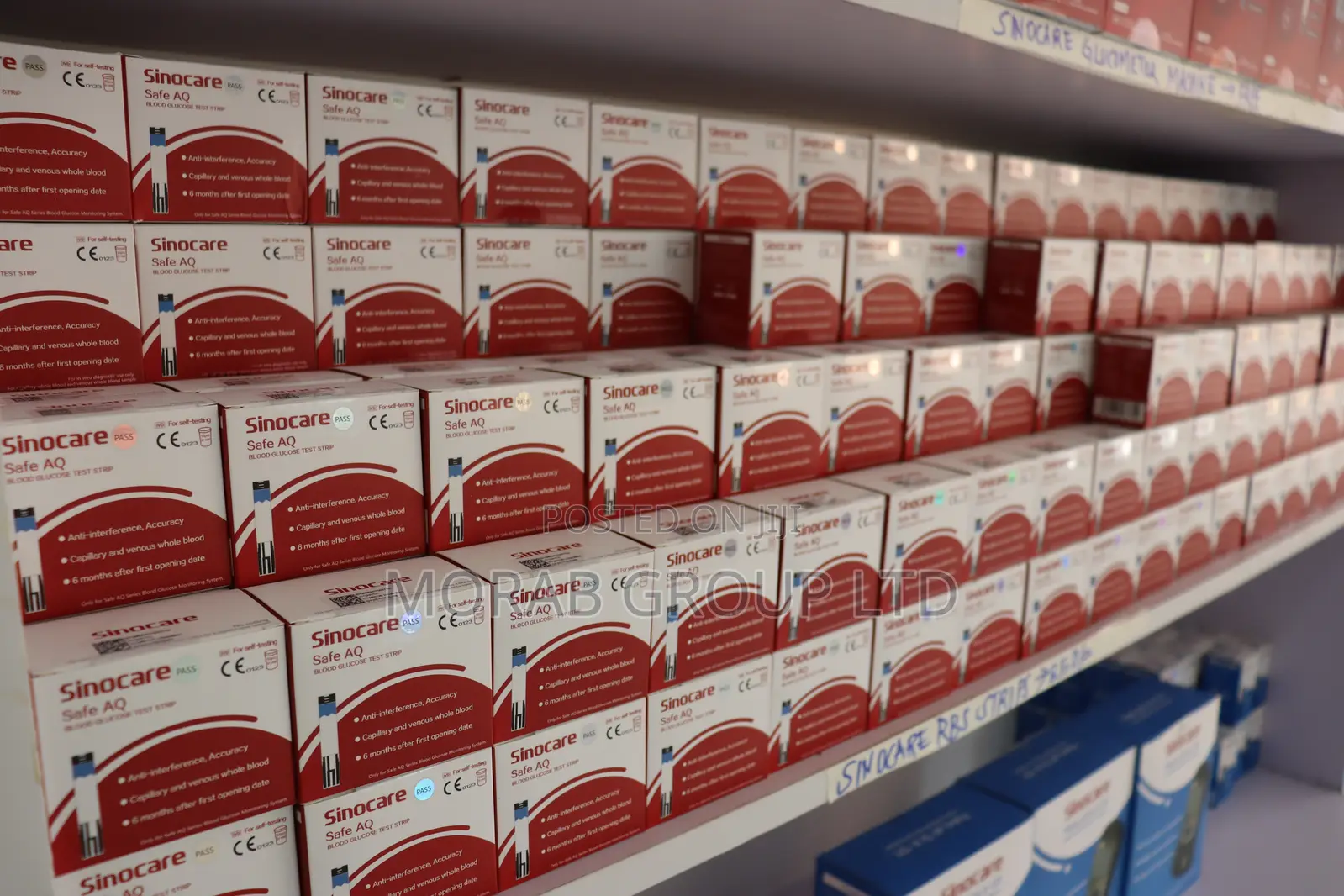 Blood Glucose Test Strips-Sinocare Safe Aq