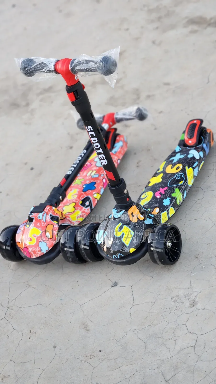 Foldable Adjustable 3-10 Years Three Wheels Scooter for Kids