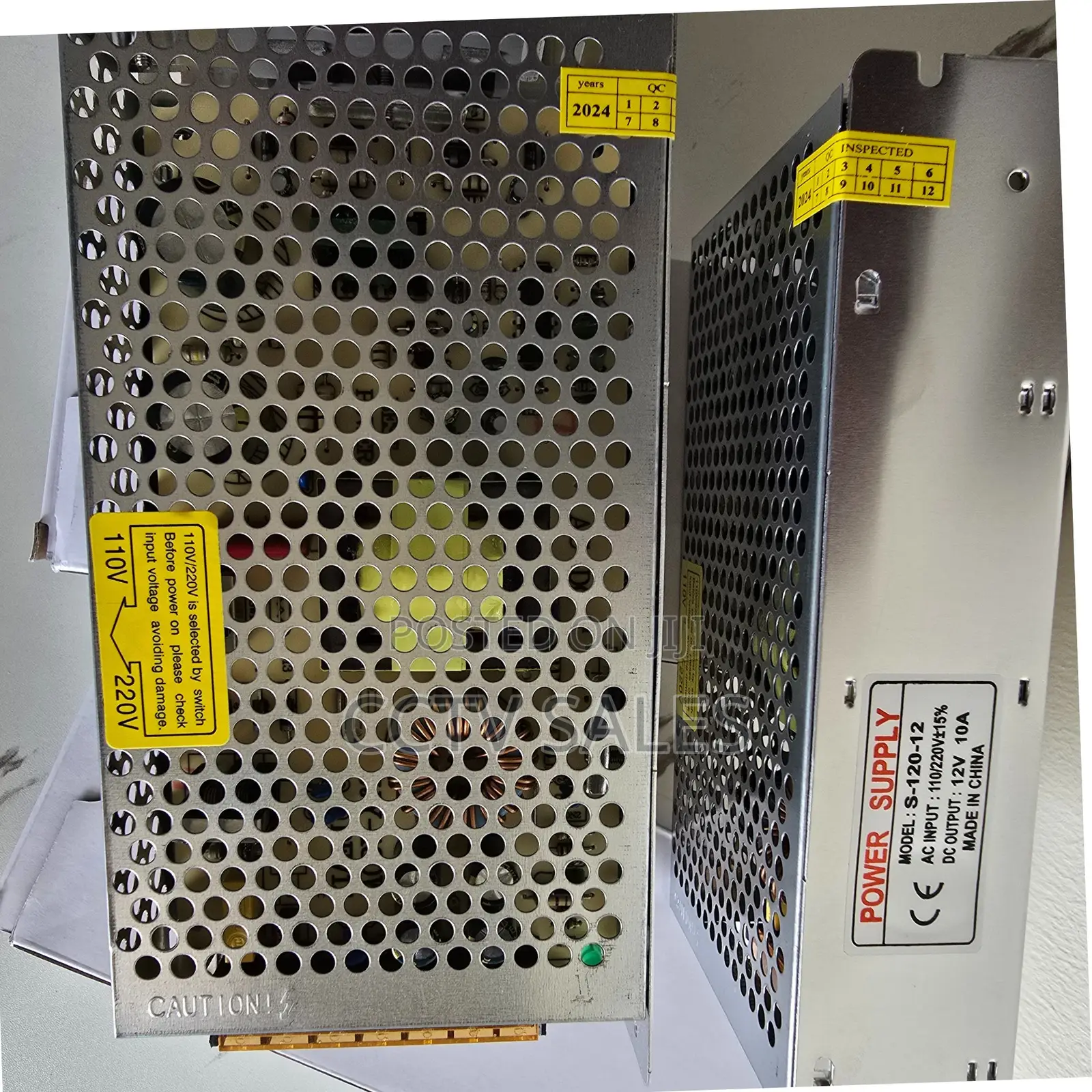 Power Supply Dc12v10a *Cctv 8cameras*