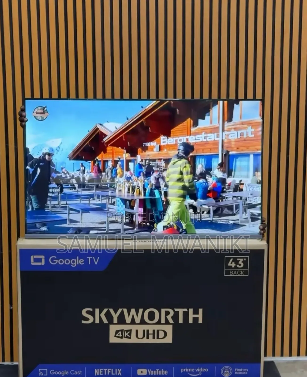 Skyworth 43′′ Uhd Google Smart Tv Frameless New Model
