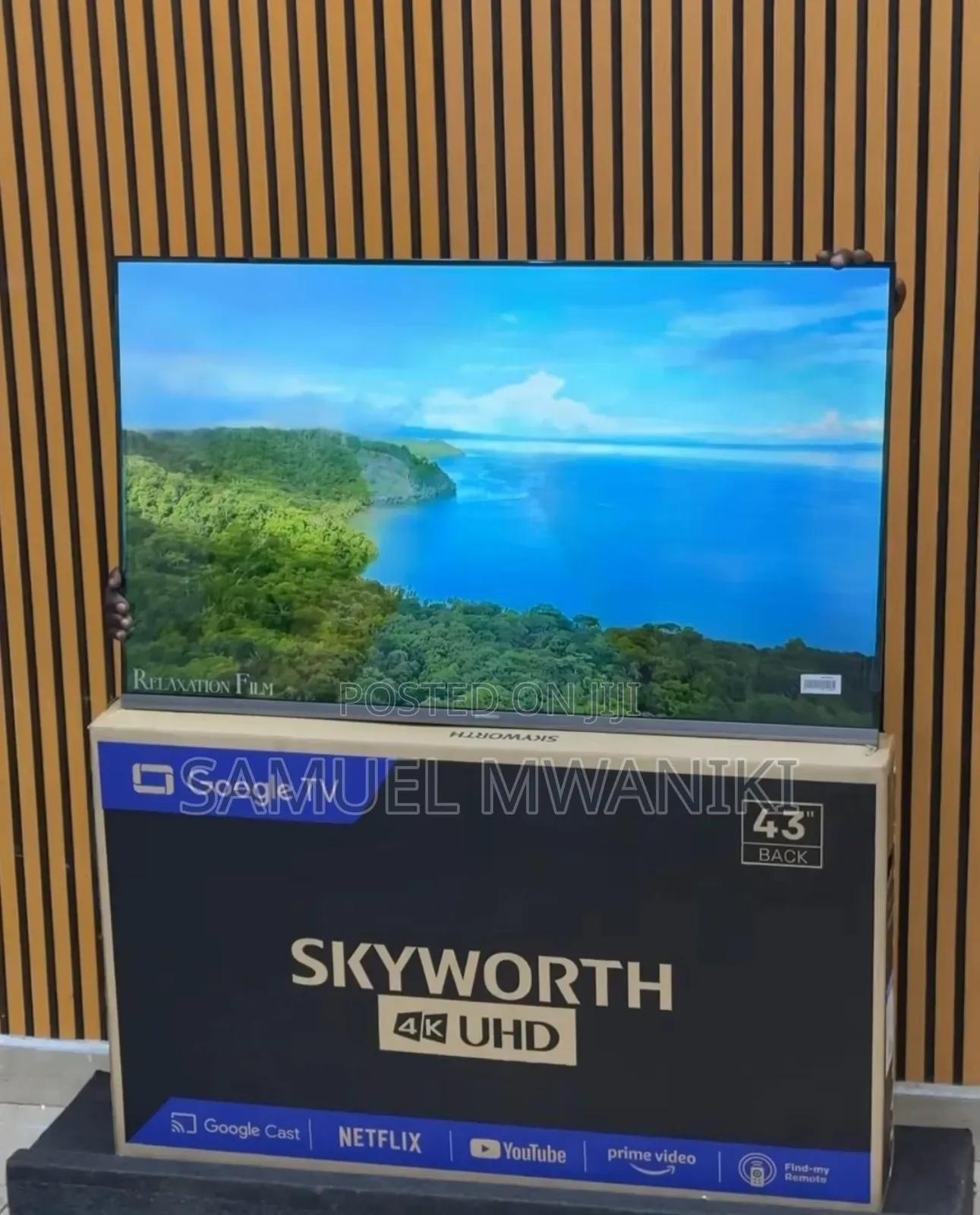 Skyworth 43′′ Uhd Google Smart Tv Frameless New Model
