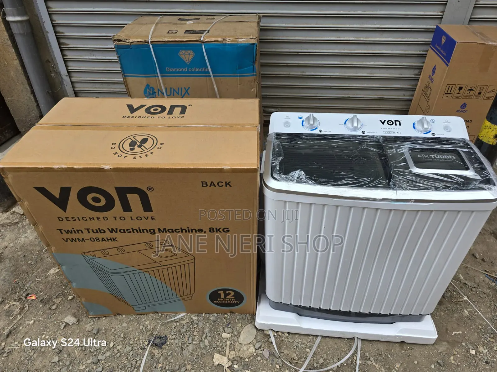 Von 8 Kg Washing Machine Twin Tub
