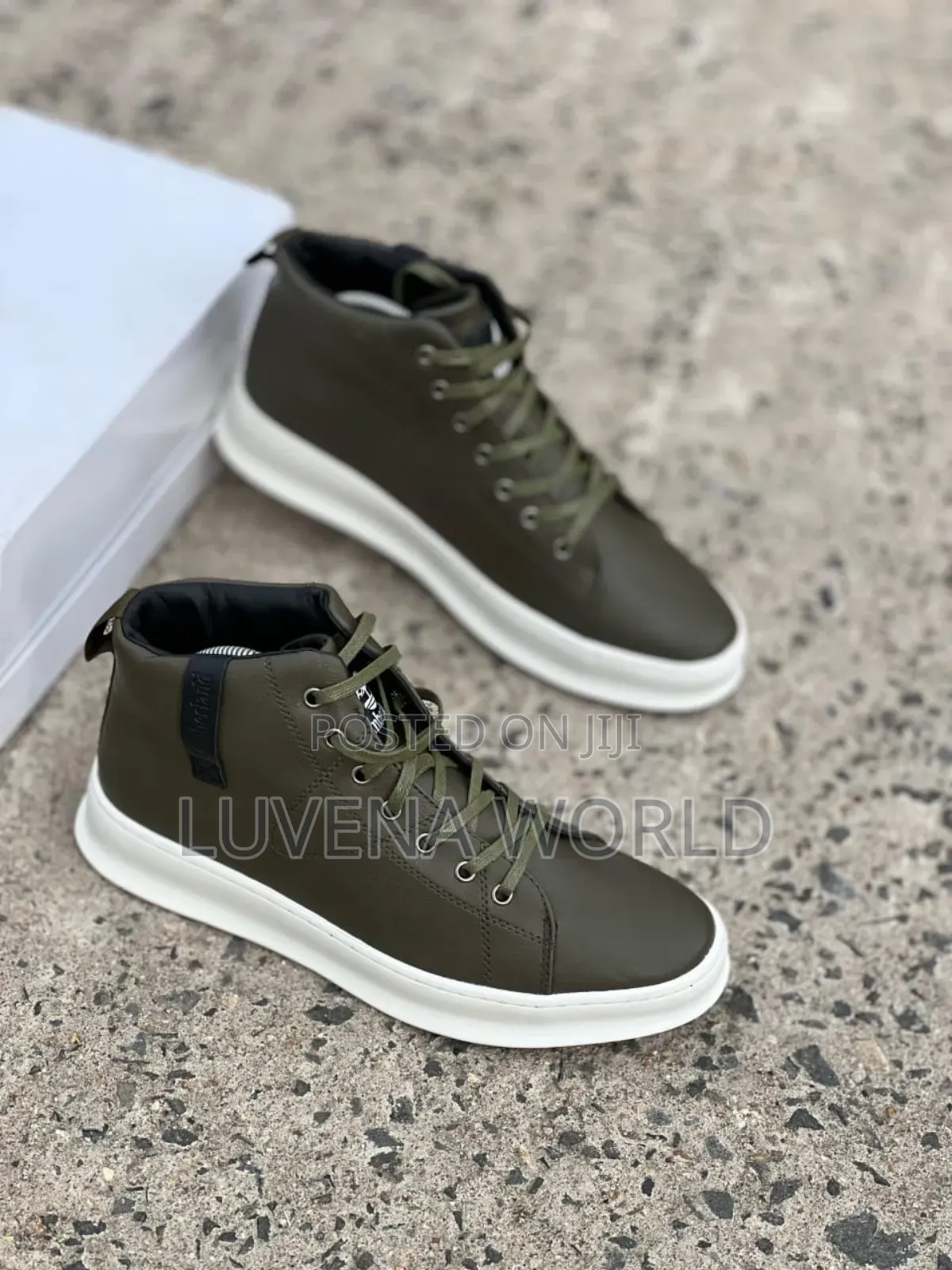 Green Beige Highcut Timber
