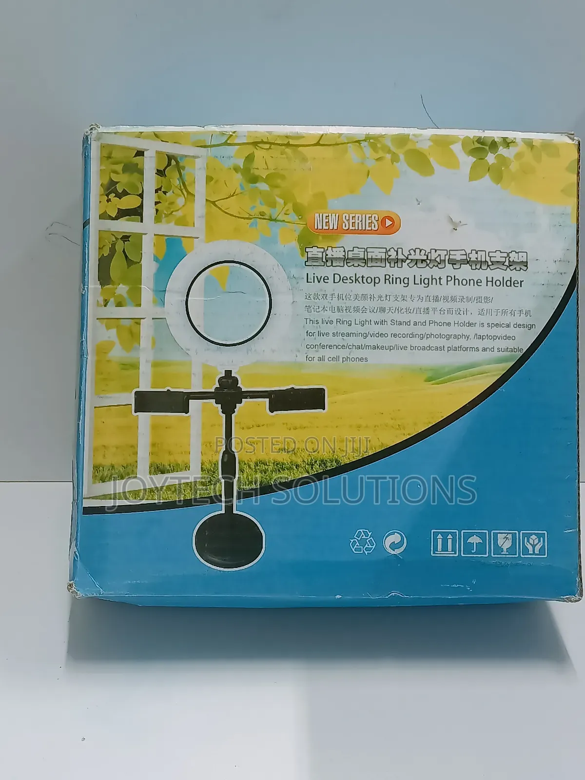High Quality Phone Holder Tripod Stand With 2 Phone Holders