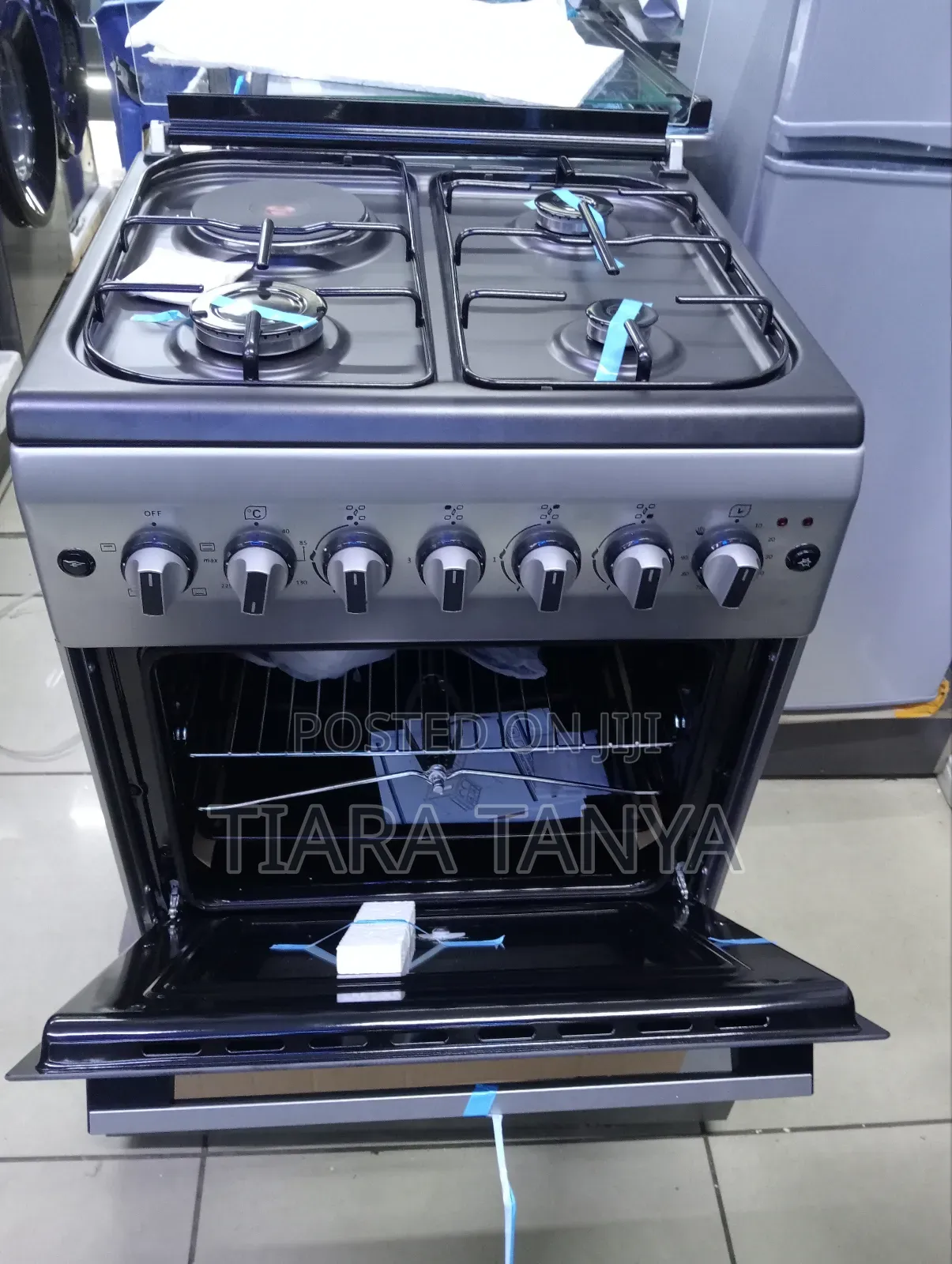 Von Cooker R 58cm X 58cm, 3 Gas L Jet Burners +1 Electric