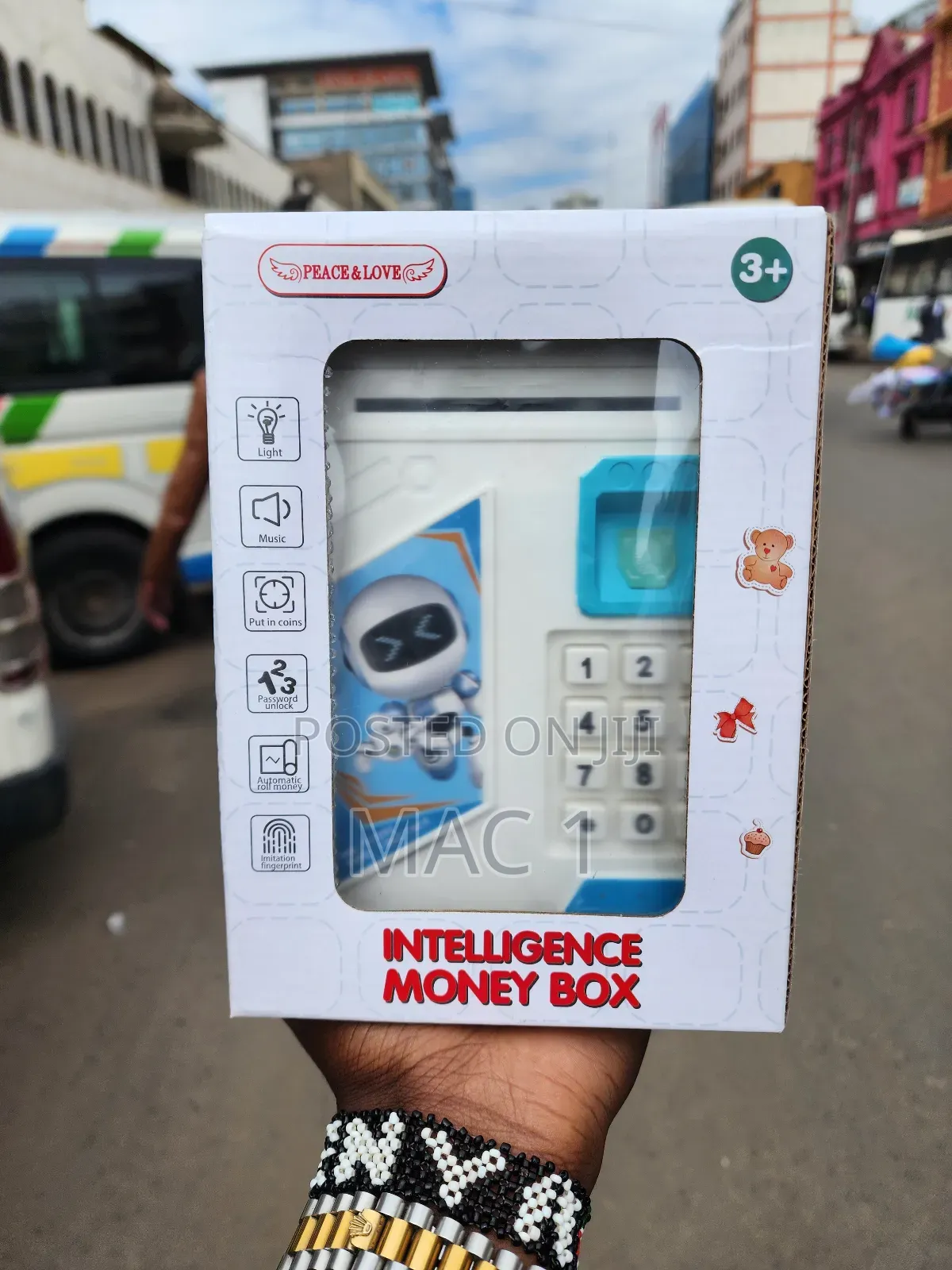 Piggy Bank With Fingerprint