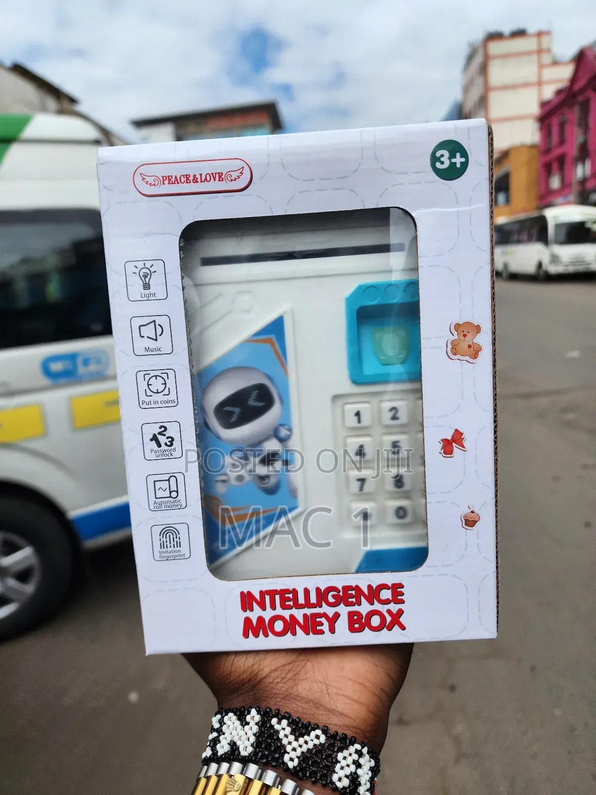 Piggy Bank With Fingerprint
