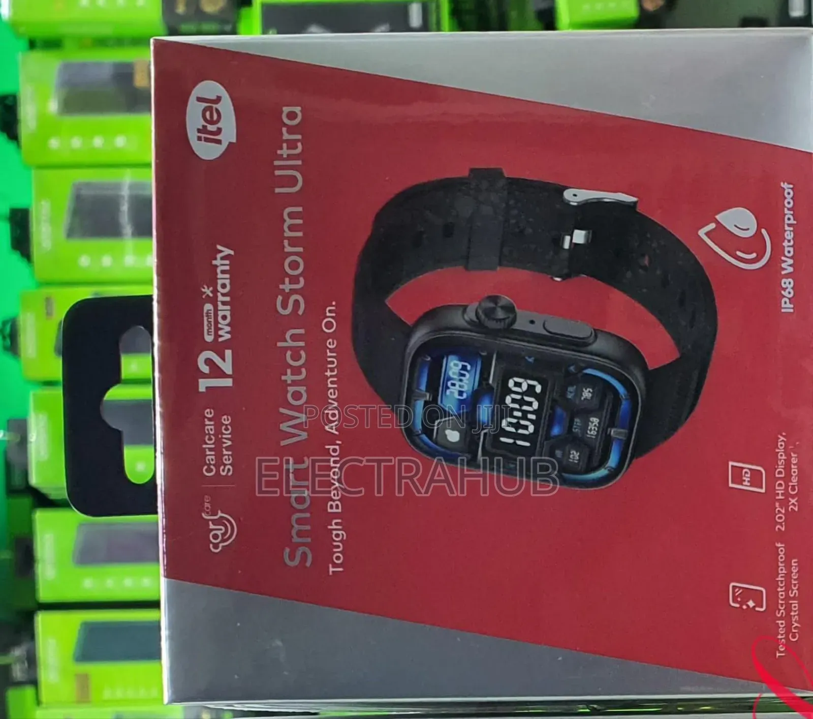 Itel Storm Ultra 2.02" Hd Display Scratch Proof Smart Watch