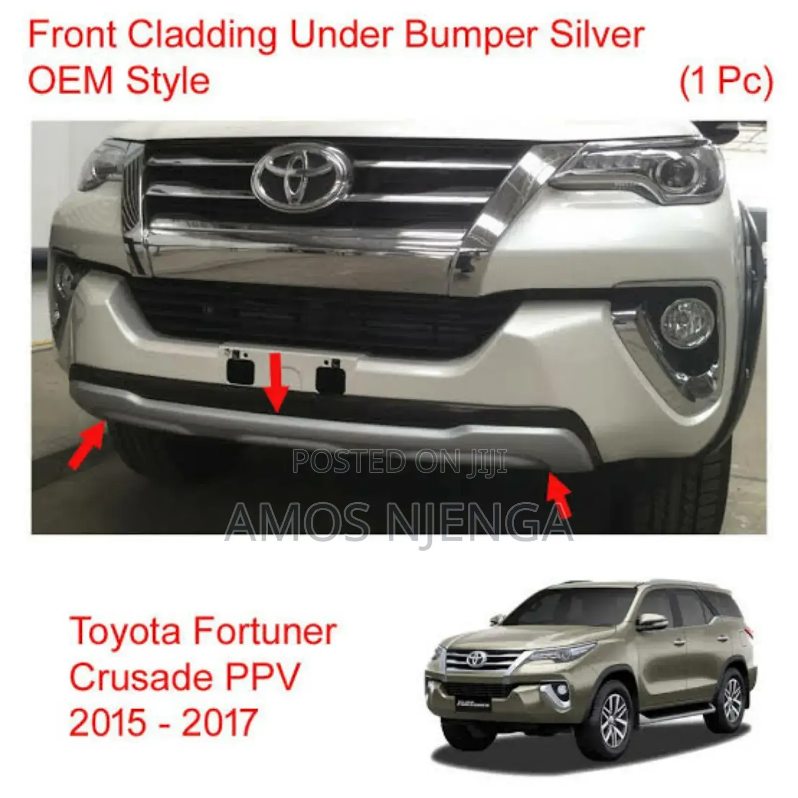 Toyota Fortuner 2015 Front Bumper
