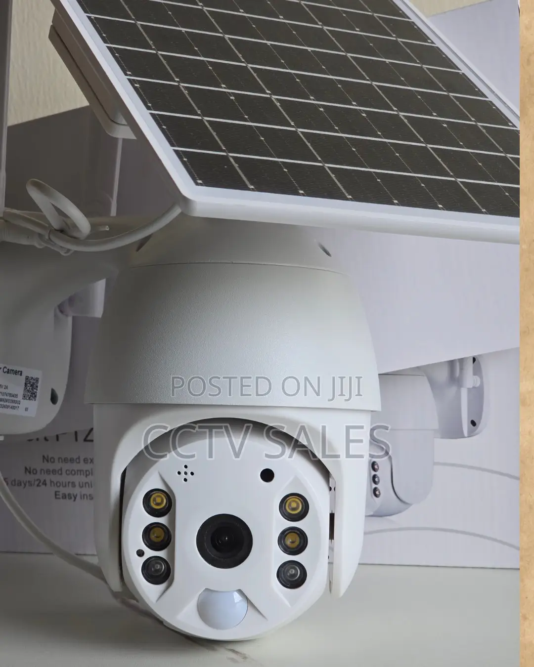 Ubox 4g Solar Powered Night Vision CCTV Camera >4mp