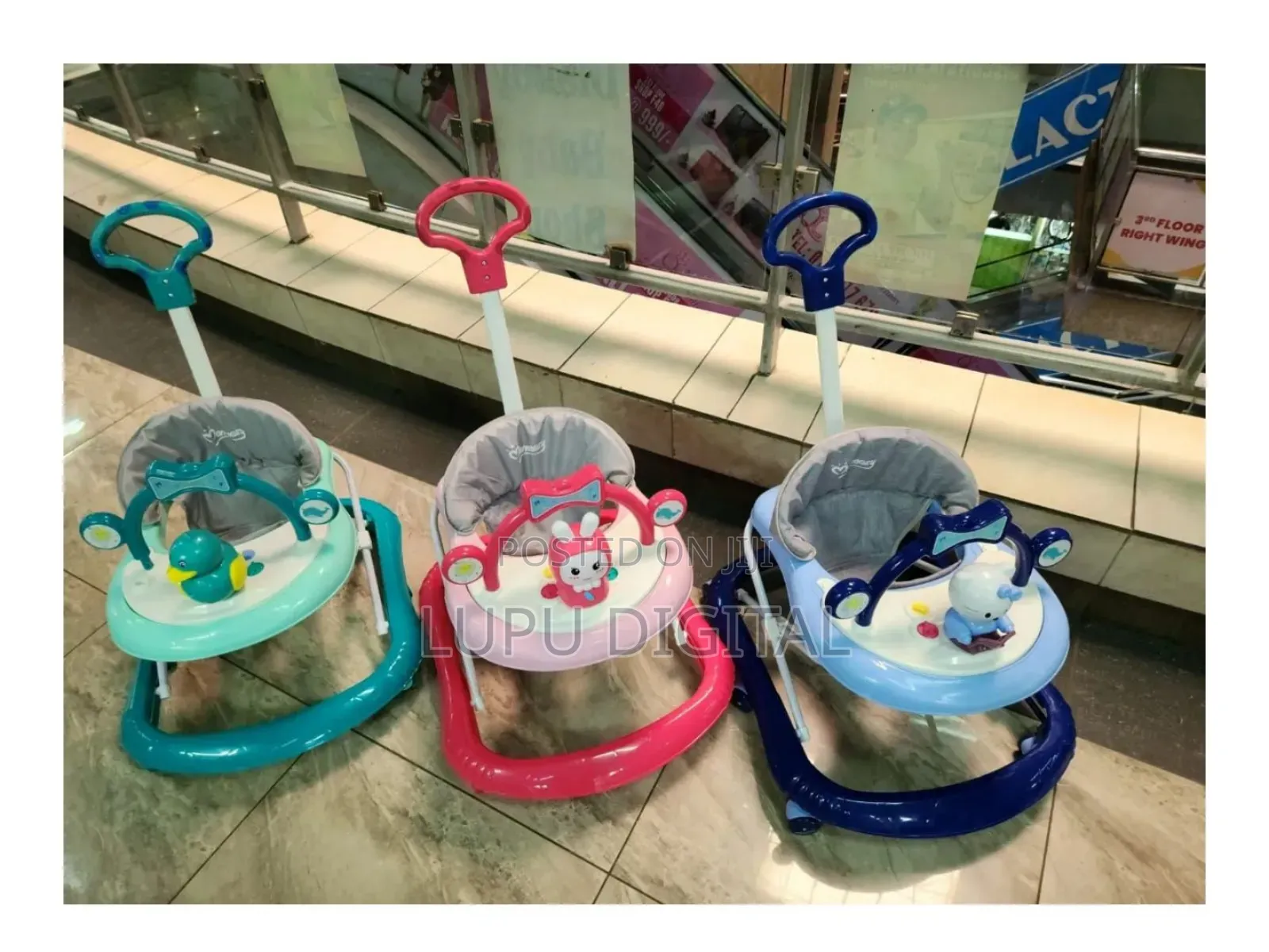 *Foldable Baby Walker With Wheels, Music and Toys