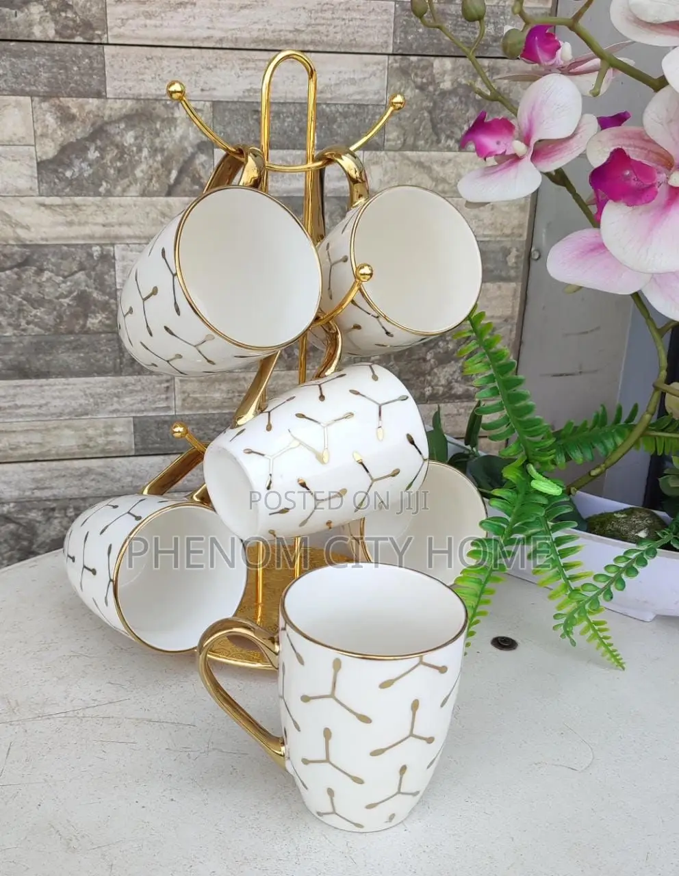 Coffee Mugs/Cups With a Golden Touch
