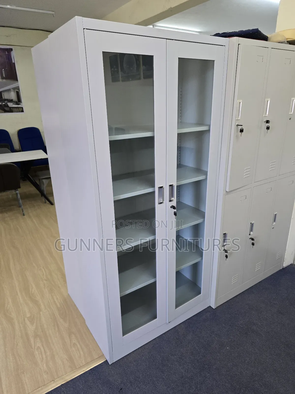 Full Glass File Cabinet