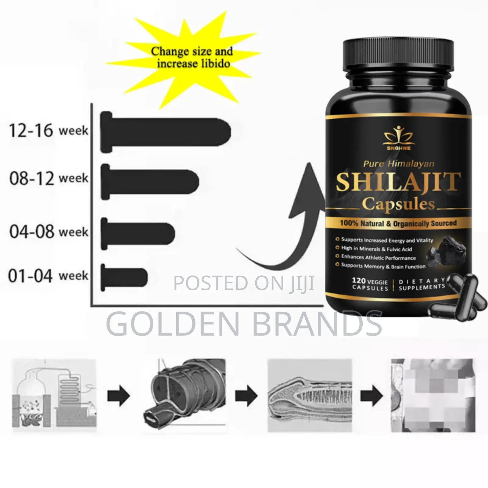 Powerful Shilajit Pure Hilamaya, Energy Booster, Performance
