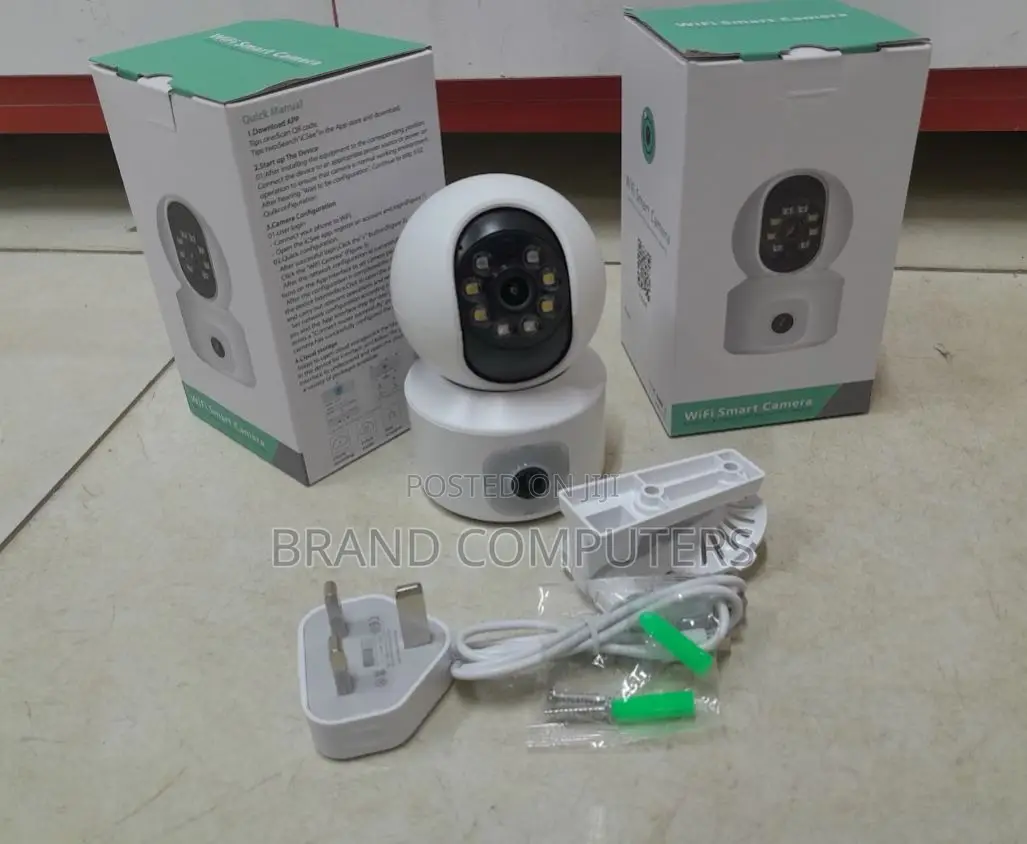Wifi Smart Home Camera With Dual Lenses