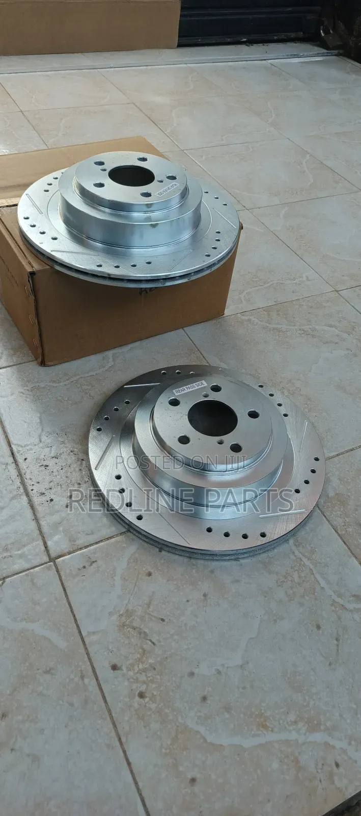 Powerstop Subaru Impreza WRX Two Pot Rear Brake Disks.