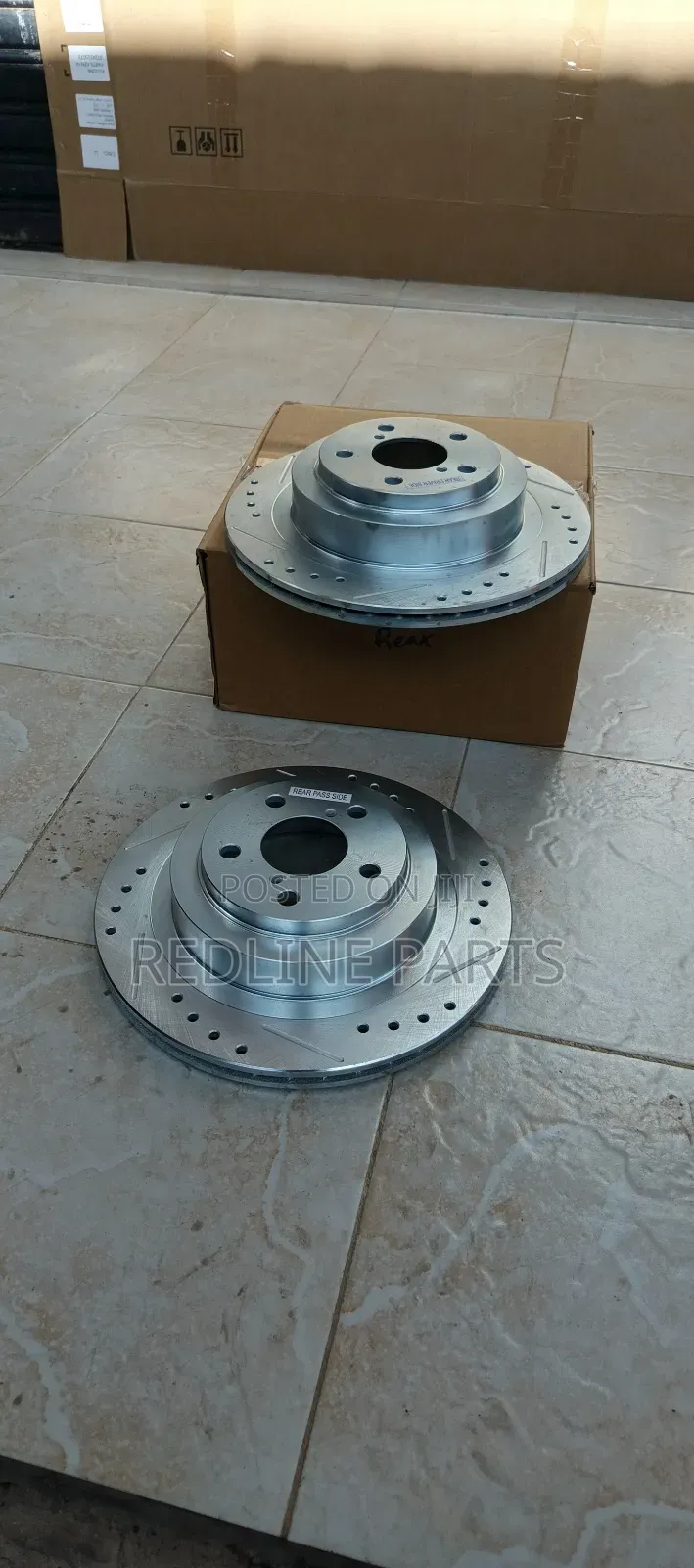 Powerstop Subaru Impreza WRX Two Pot Rear Brake Disks.