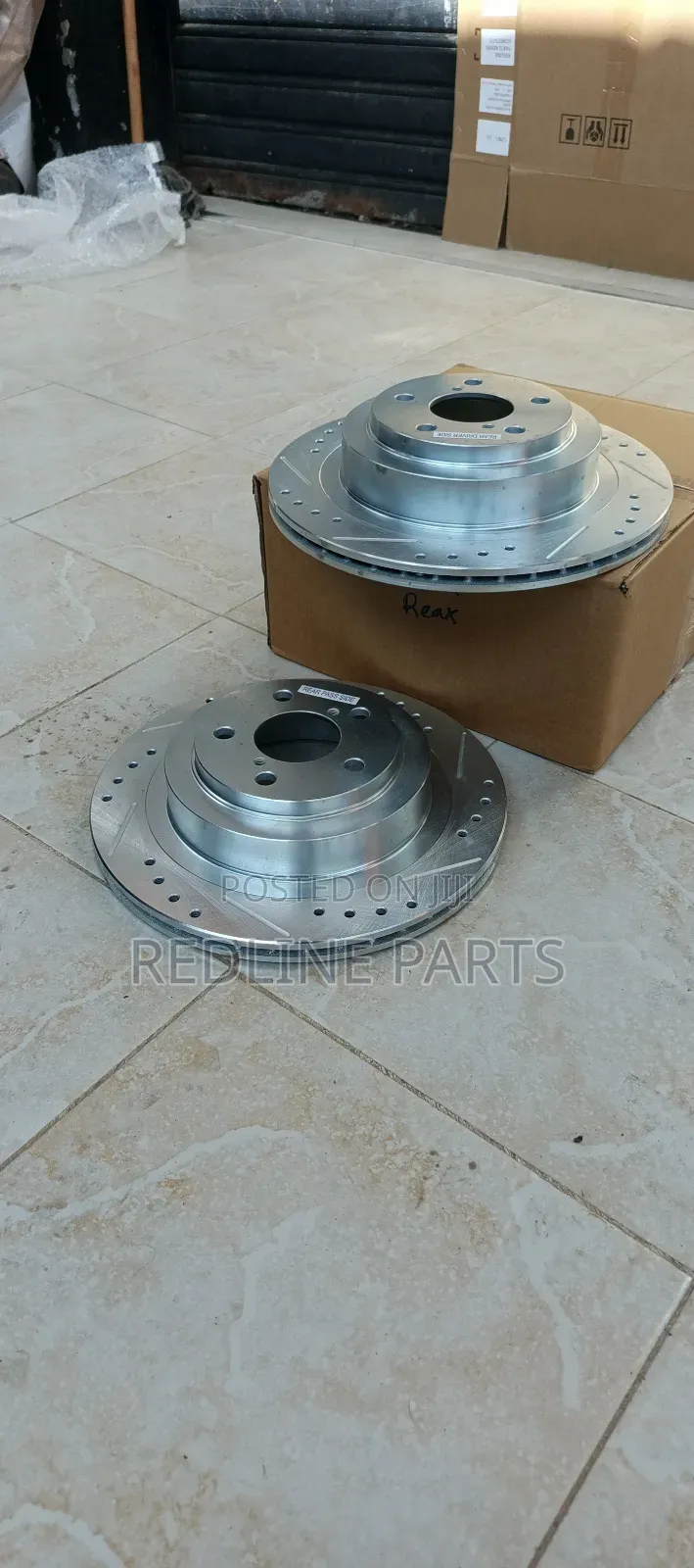 Powerstop Subaru Impreza WRX Two Pot Rear Brake Disks.