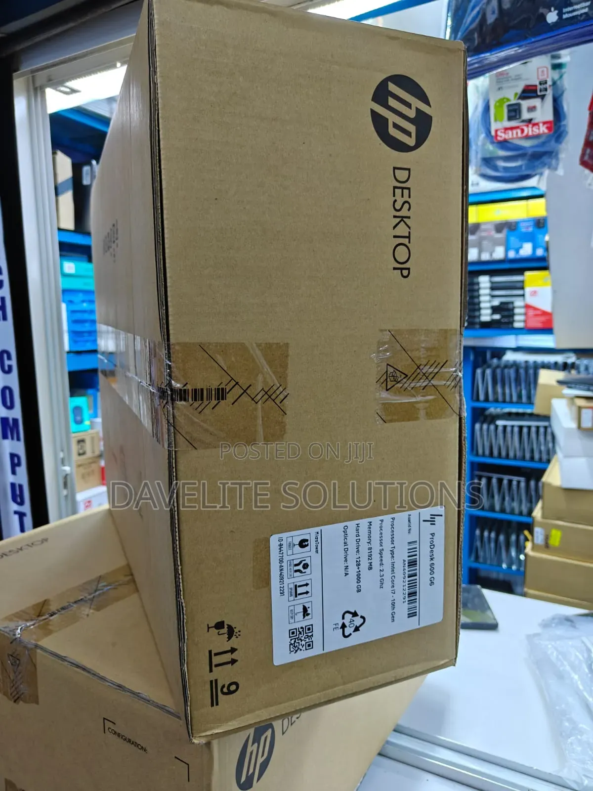 New Desktop Computer HP ProDesk 600 G6 8GB Intel Core i7 HDD 1T