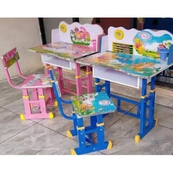 Kid's Furniture:Kids Study Desk Adjustable for Home