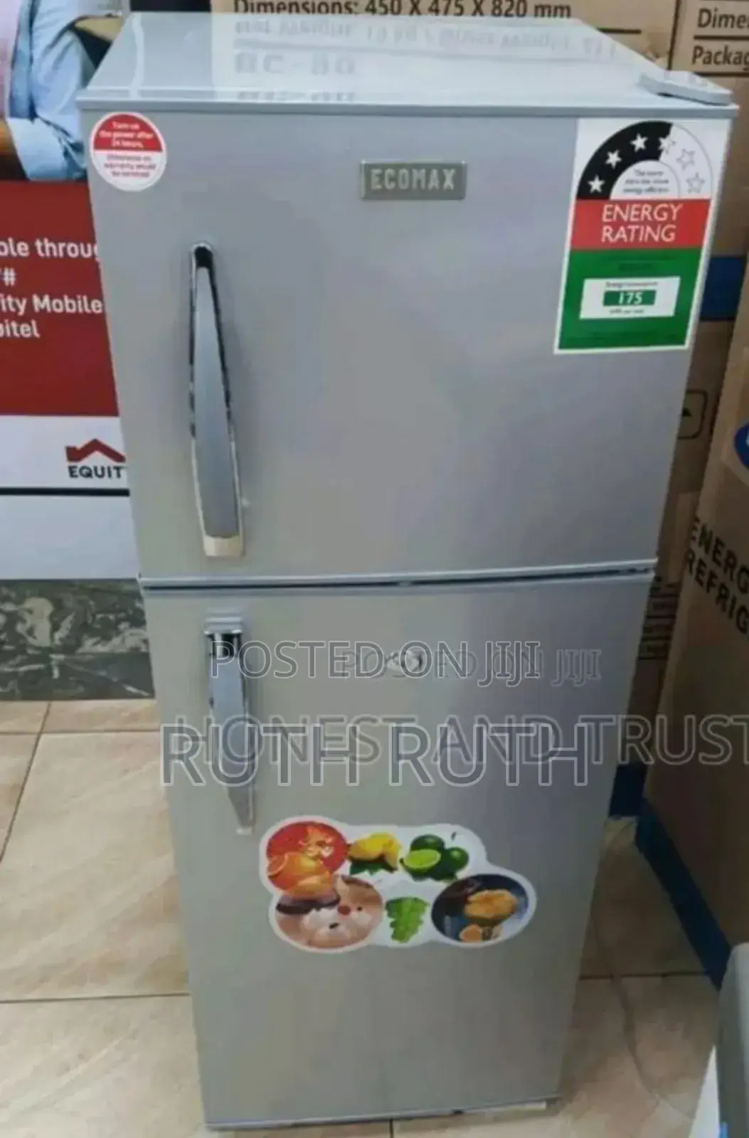 138 Litres Ecomax Fridge