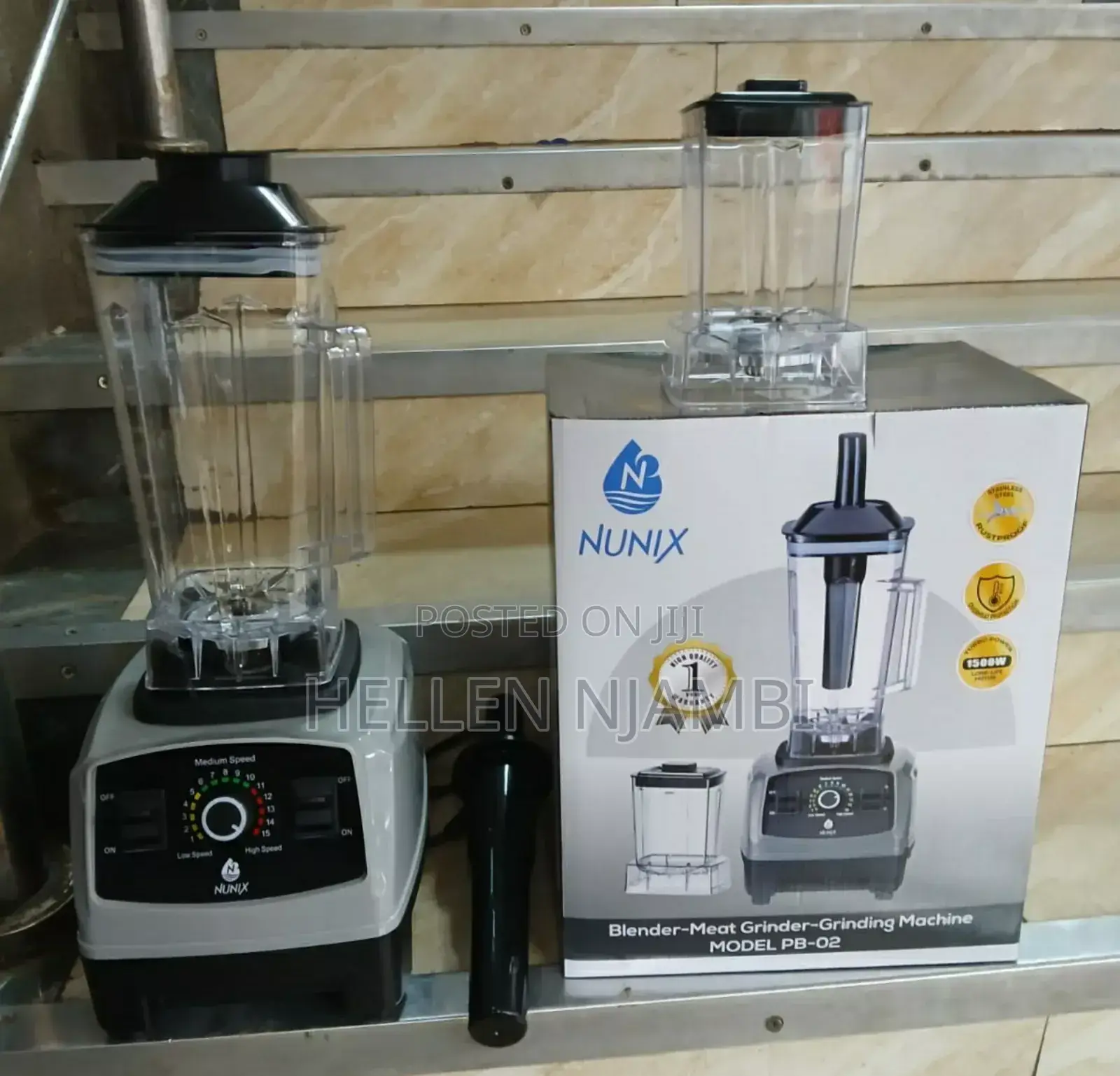 2 in 1 Nunix Professional Blender/Multifunctional