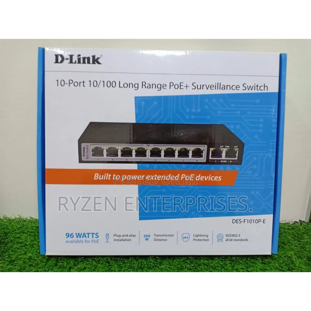 D-Link 10-Port Gigabit Poe Switch -DGS-F1010p