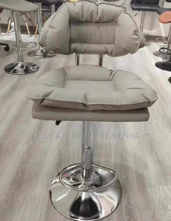 Home Chairs: Bar Chair Upholstered in Pu Leather