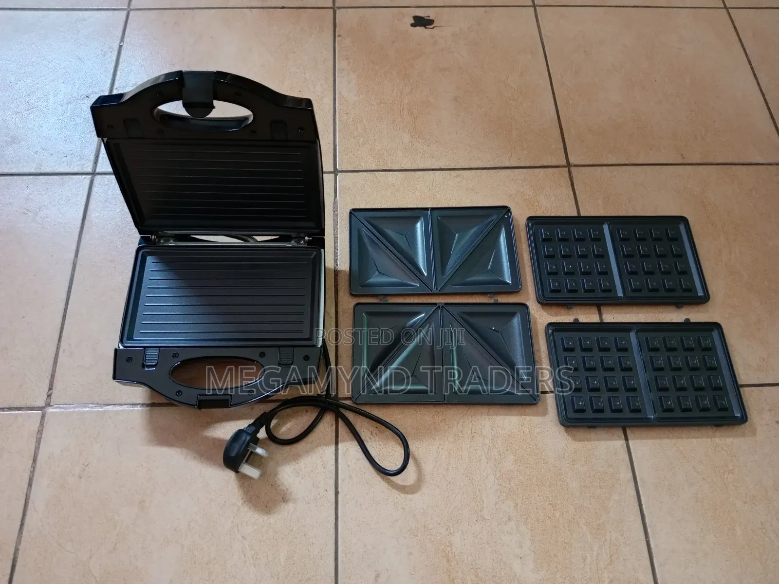 Sandwich Maker 3 In 1/Waffle Maker/Grill Press