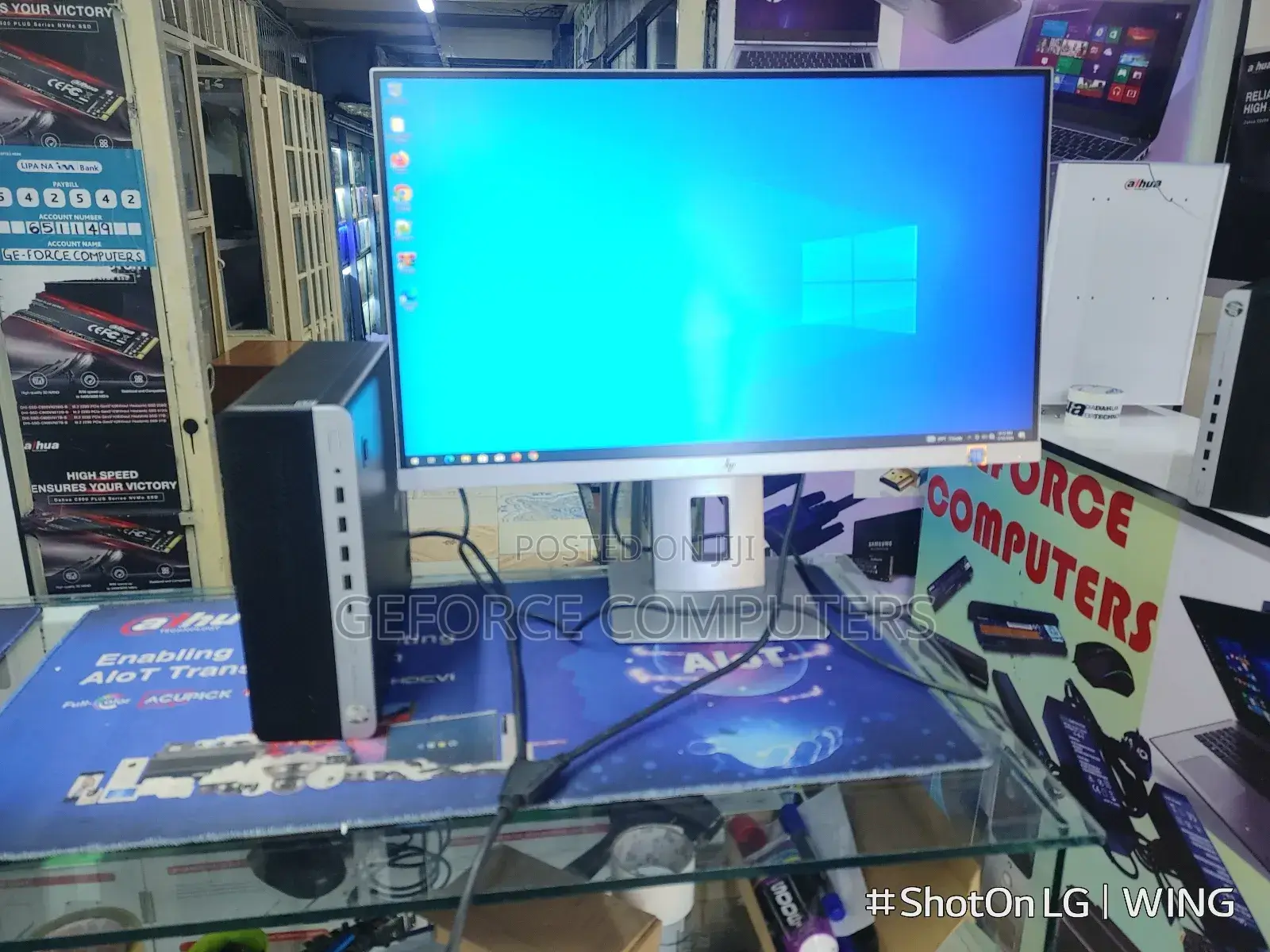 Desktop Computer HP ProDesk 600 G4 16GB Intel Core I7 SSD 512GB