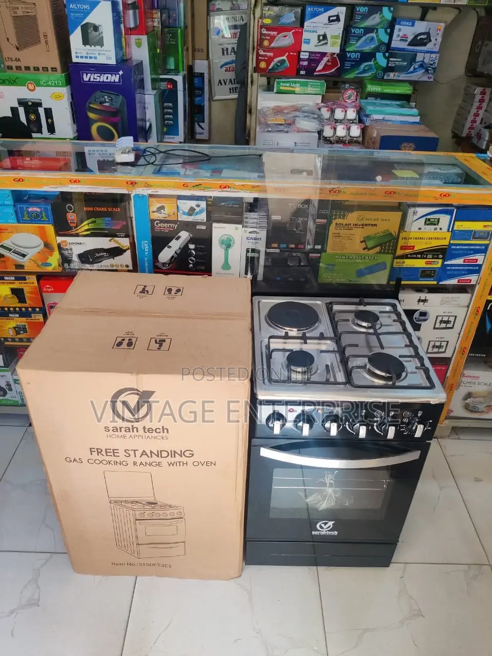 Sarah Tech Standing Cooker 3g +1e