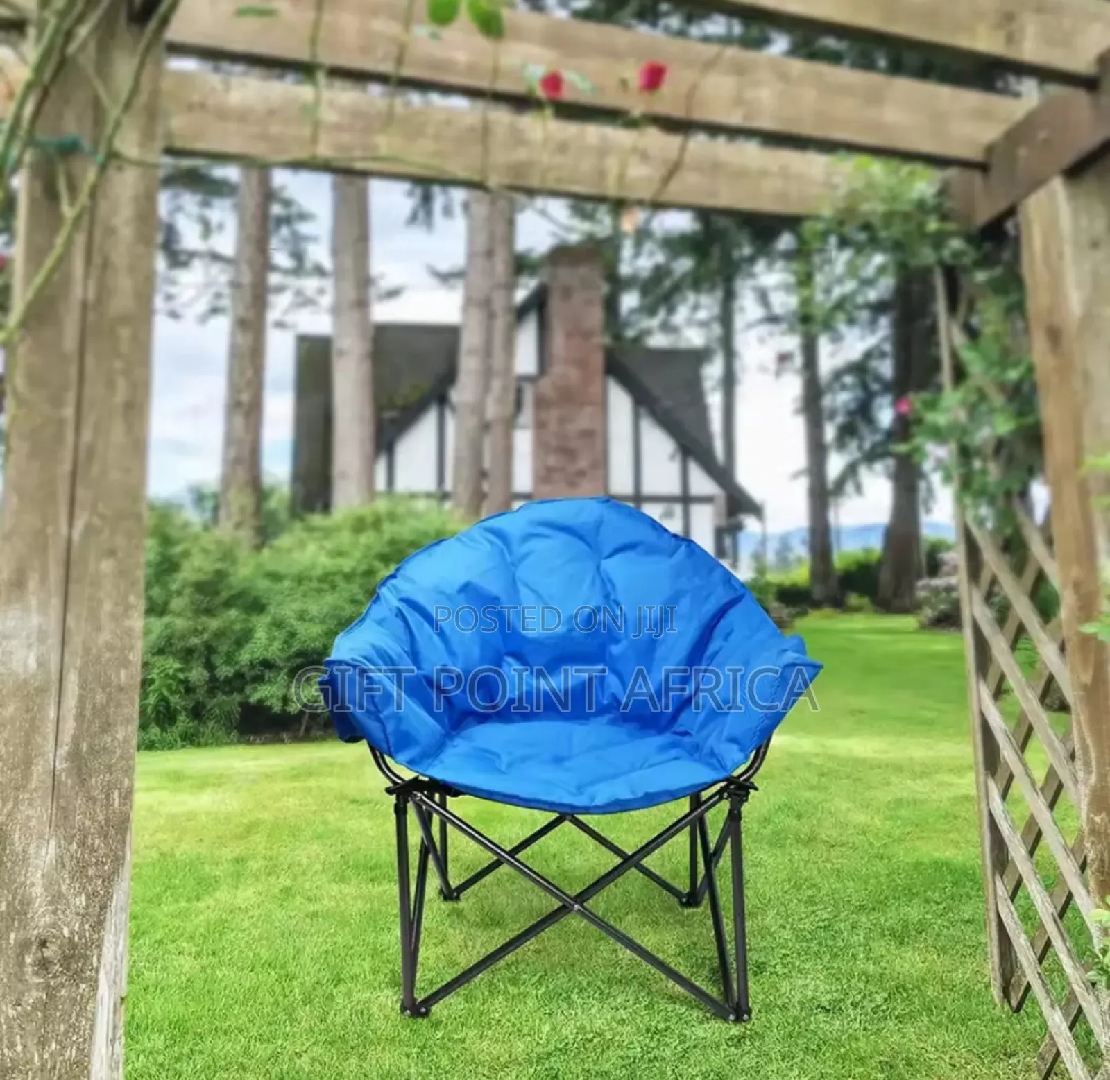 Heavy Foldable Camping Moon Chair