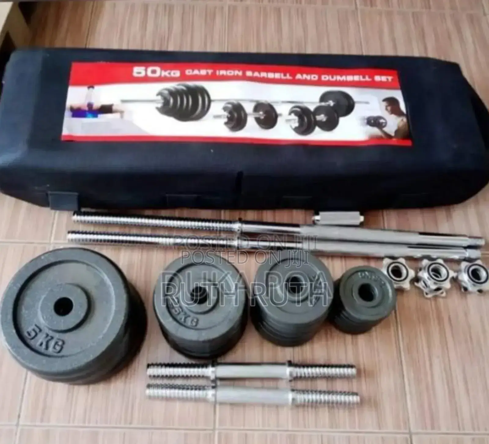 50kg Dumbell Chrome
