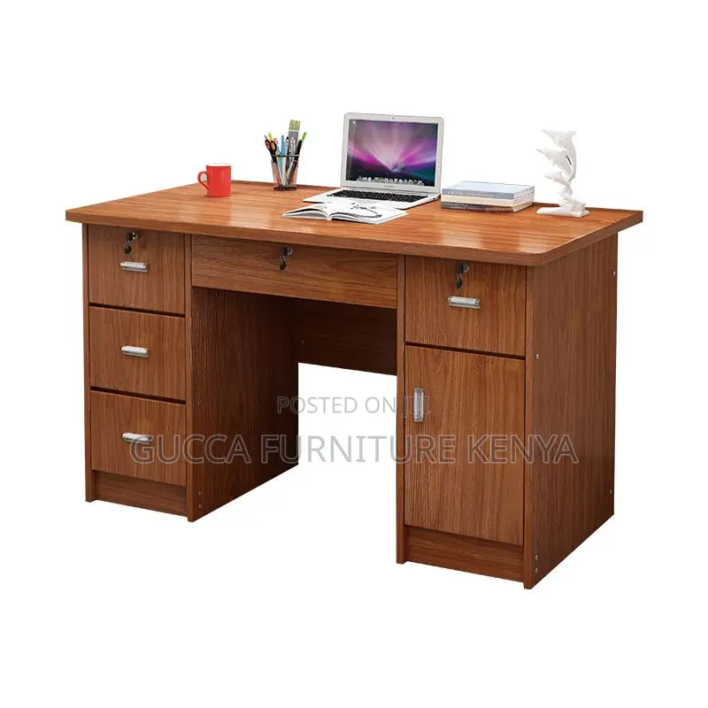 Office Tables:140cm Rectangle Composite Wood Writing Desk