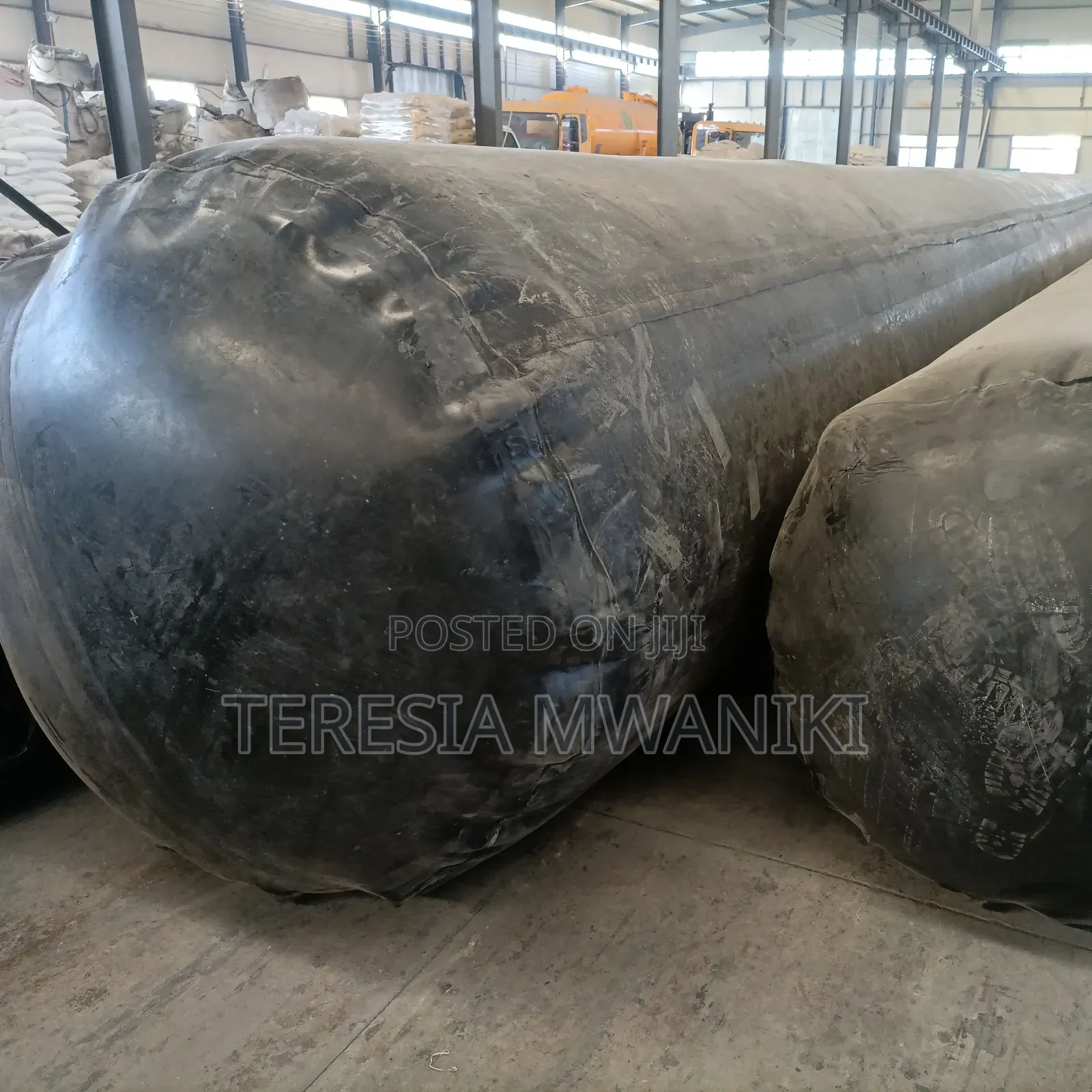 Rubber  Inflated  Culvert Balloon
