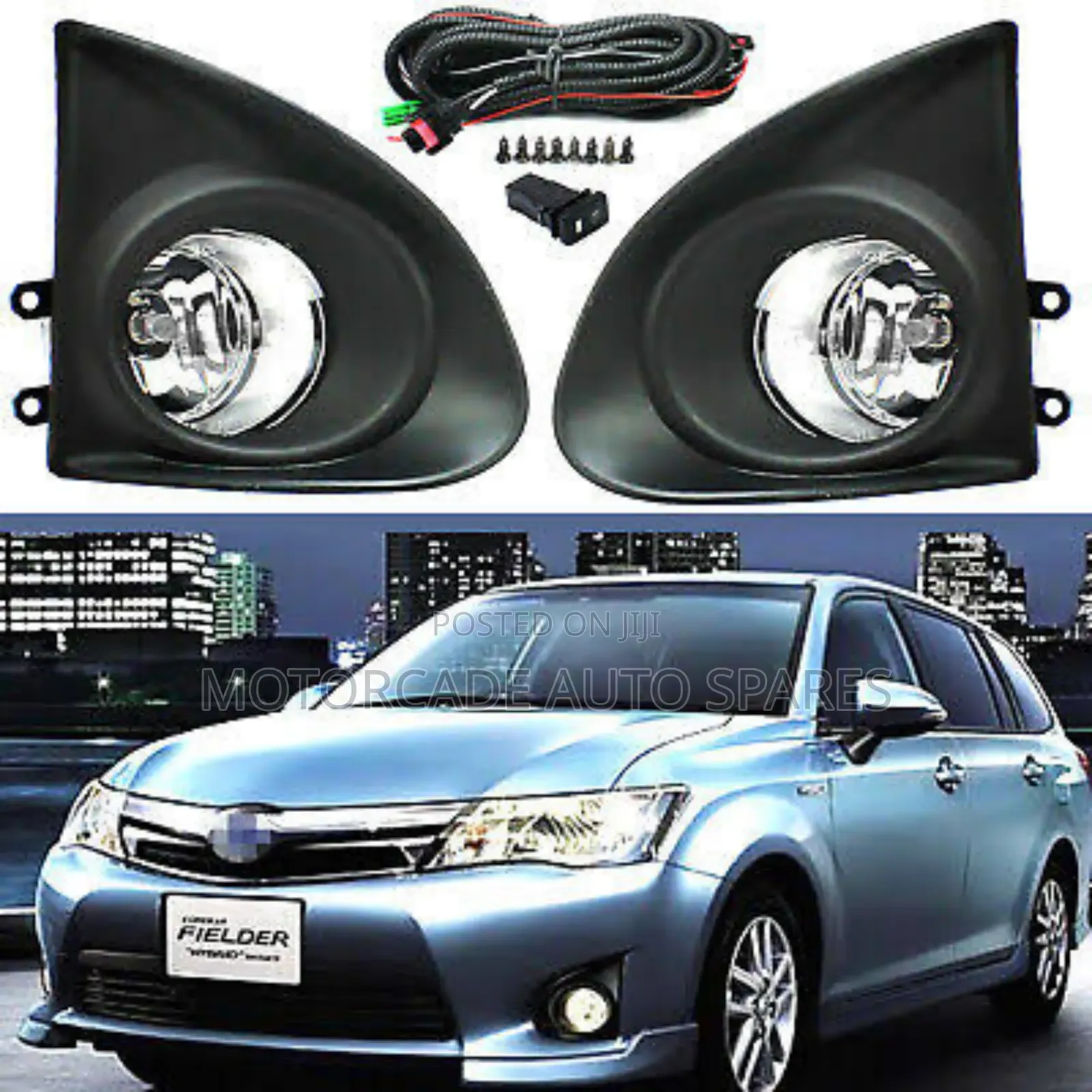 Toyota Fielder Axio Front Bumper Fog Lights