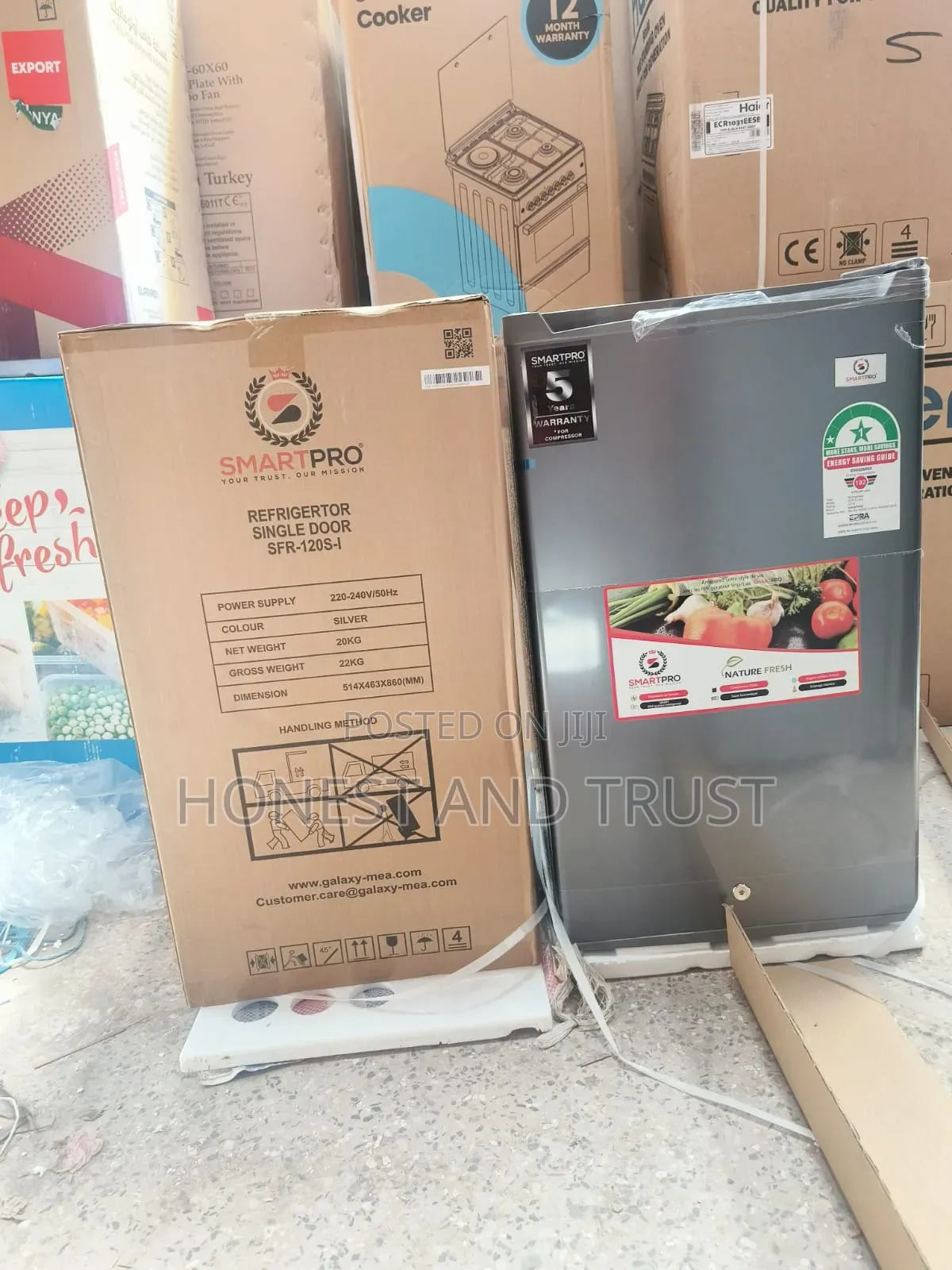 Smart Pro SFR-120s-I Single Door Refrigerator