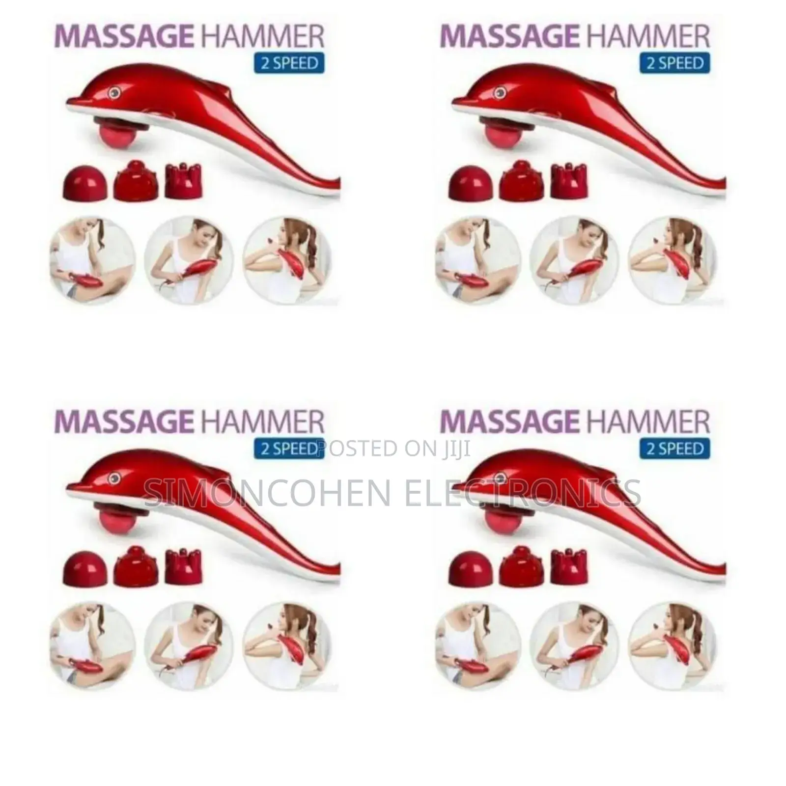 Dolphin Red Massager