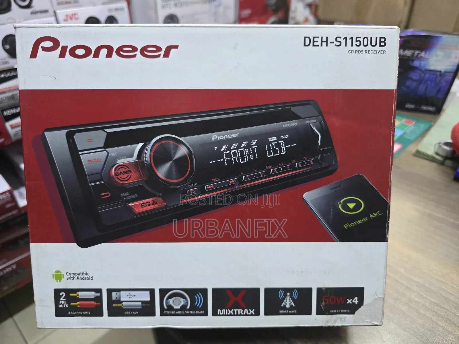 Pioneer Deh-S1150ub Cd Car Radio With Fm, Usb
