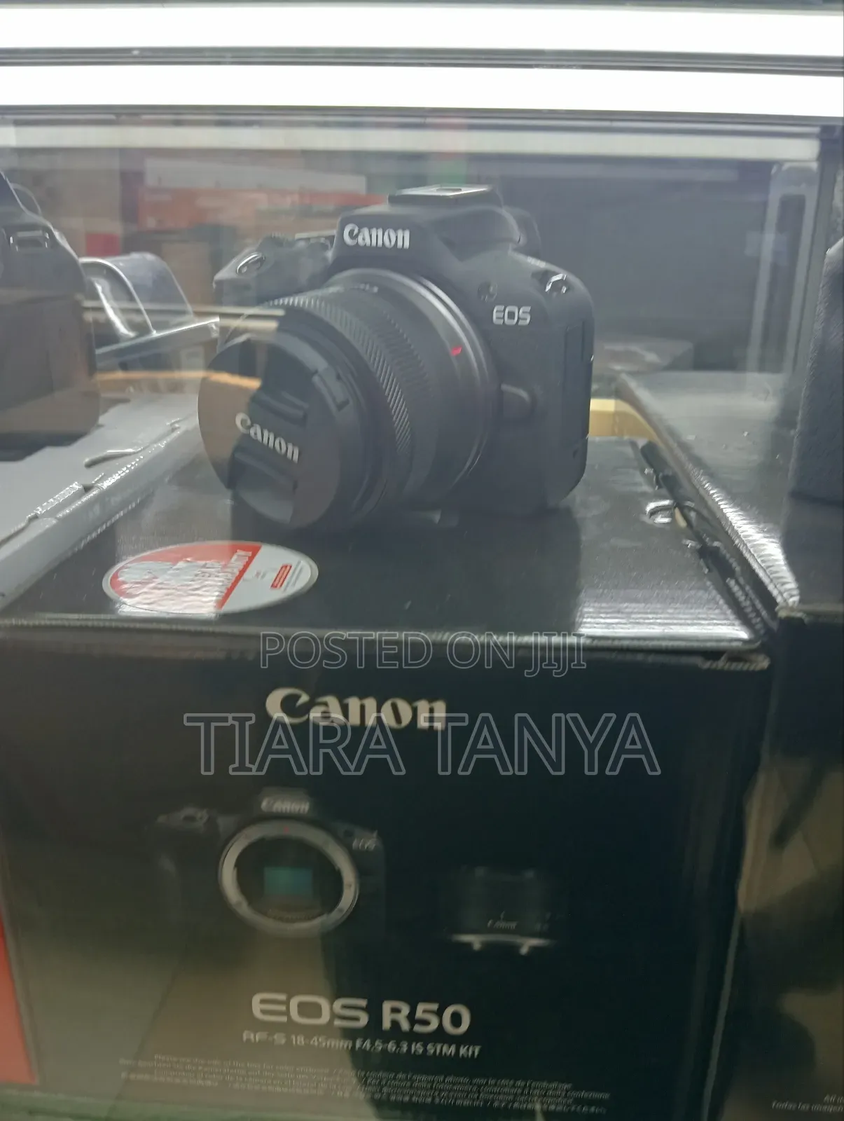 Canon Eos R50 Mirrorless Camera With 18-45mm Lens