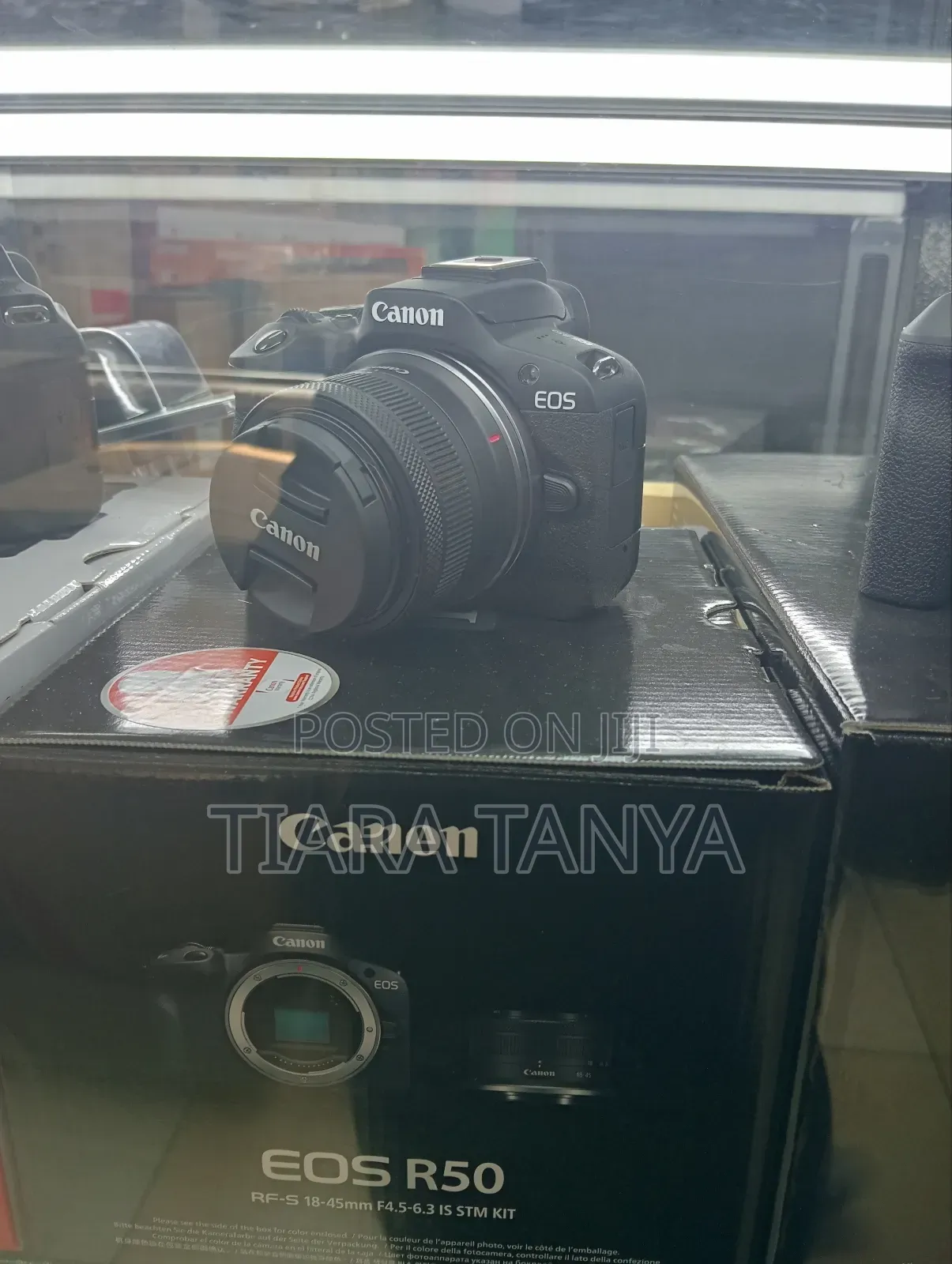 Canon Eos R50 Mirrorless Camera With 18-45mm Lens