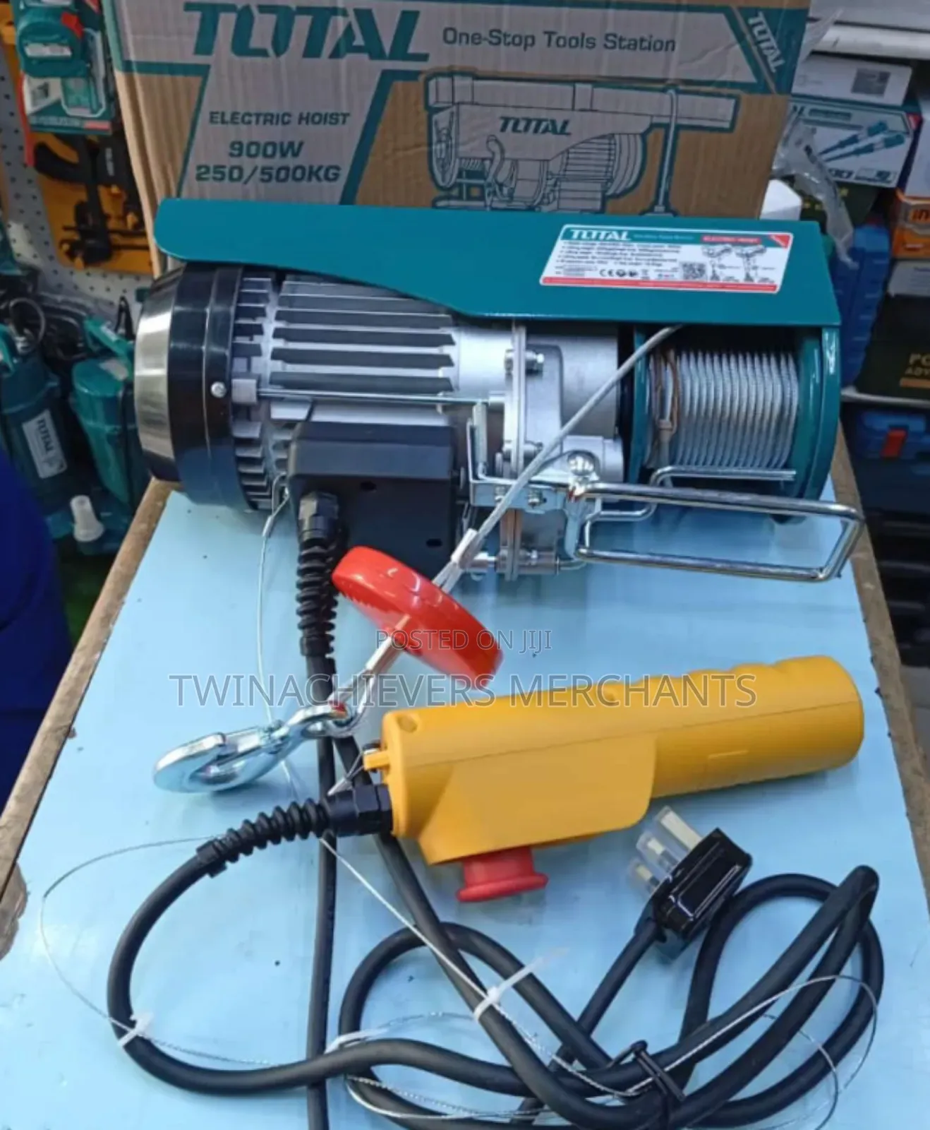 500kgs Electric Hoist 900w 18mtrs