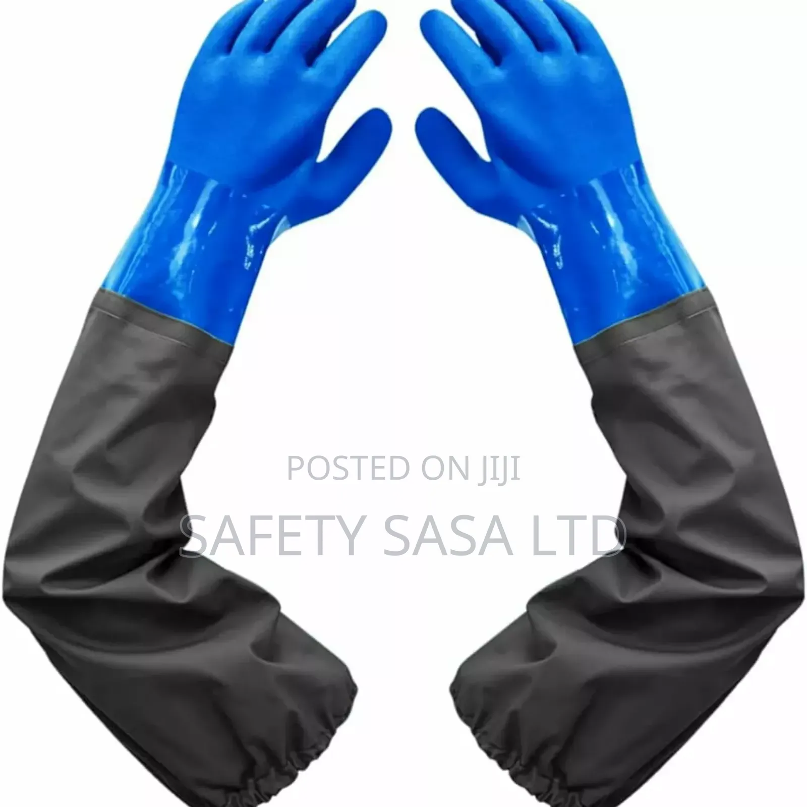 PVC Rubber Chemical Gloves.
