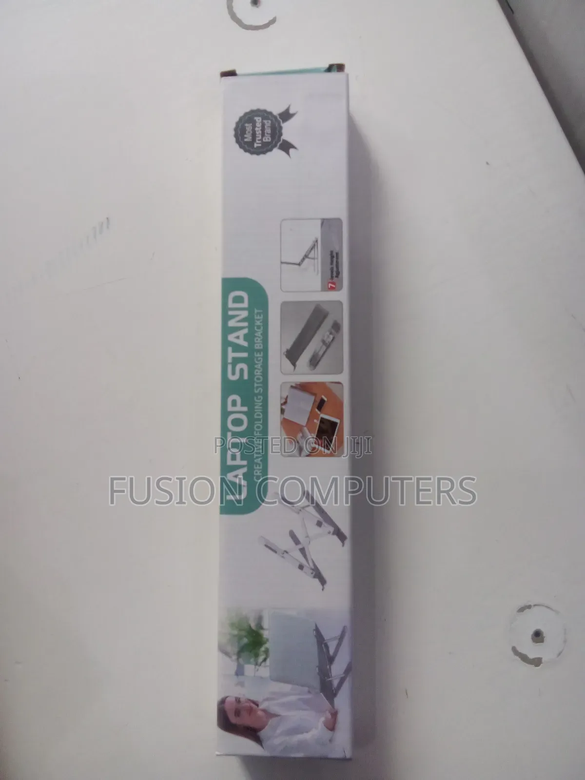 Creative Folding Storage Bracket Laptop Stand (Aluminium)