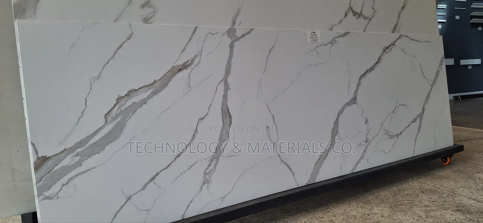 White-Brown Sintered Kitchen Top 2600x1200x15mm